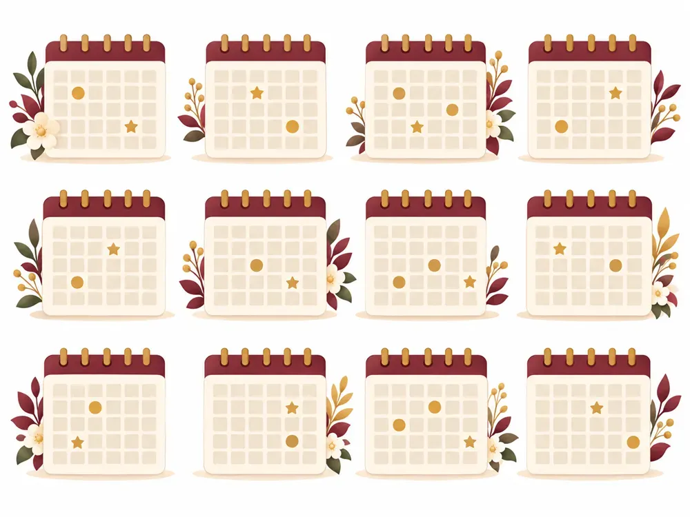 kalender tanggal cantik 2027 untuk menikah dengan tanggal favorit ditandai