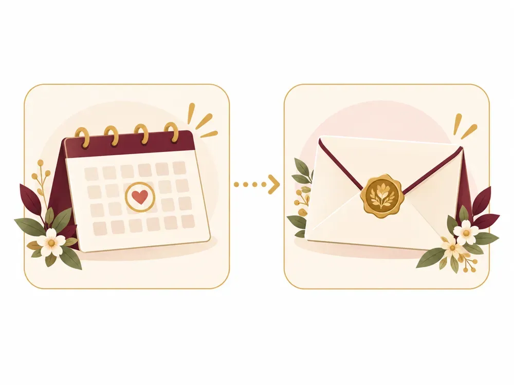 perbedaan save the date dan undangan resmi pernikahan