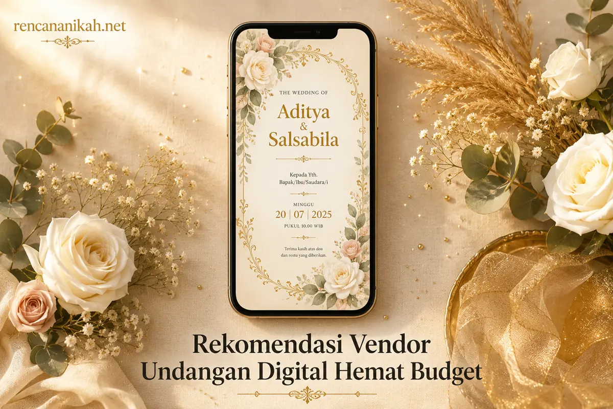 Rekomendaasi Vendor Undangan Digital Hemat Budget Paket Lengkap